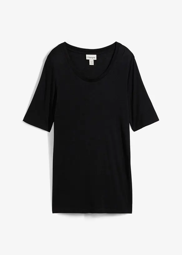 Longshirt van soepele viscose, bonprix