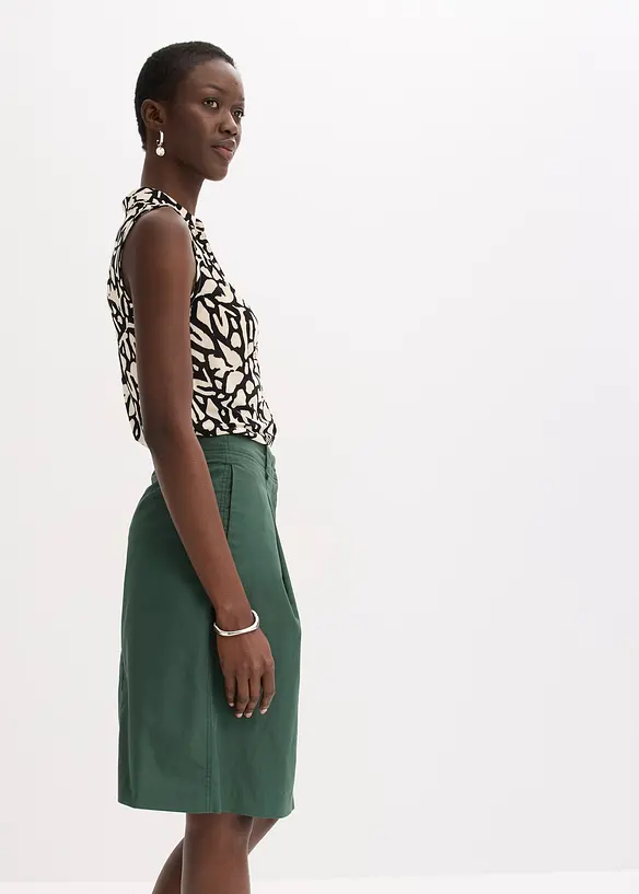 Midirok in een katoenmix, bonprix