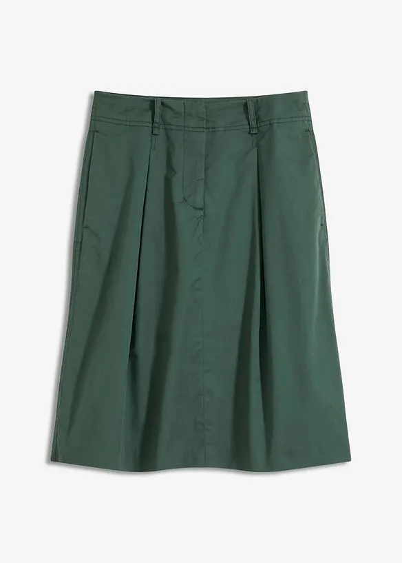 Midirok in een katoenmix, bonprix