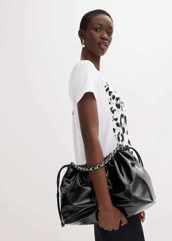 T-shirt met luipaardprint, bonprix