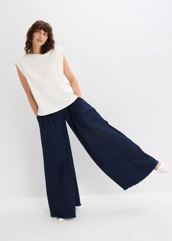 Top met ripstop inzetstuk, bonprix