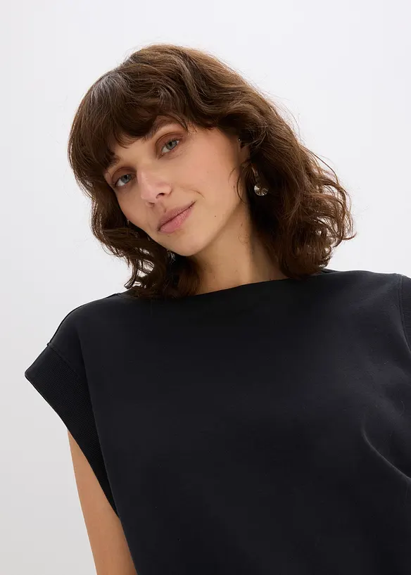 Top met ripstop inzetstuk, bonprix