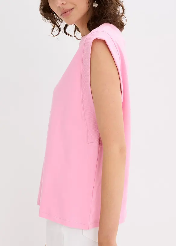 Top met ripstop inzetstuk, bonprix