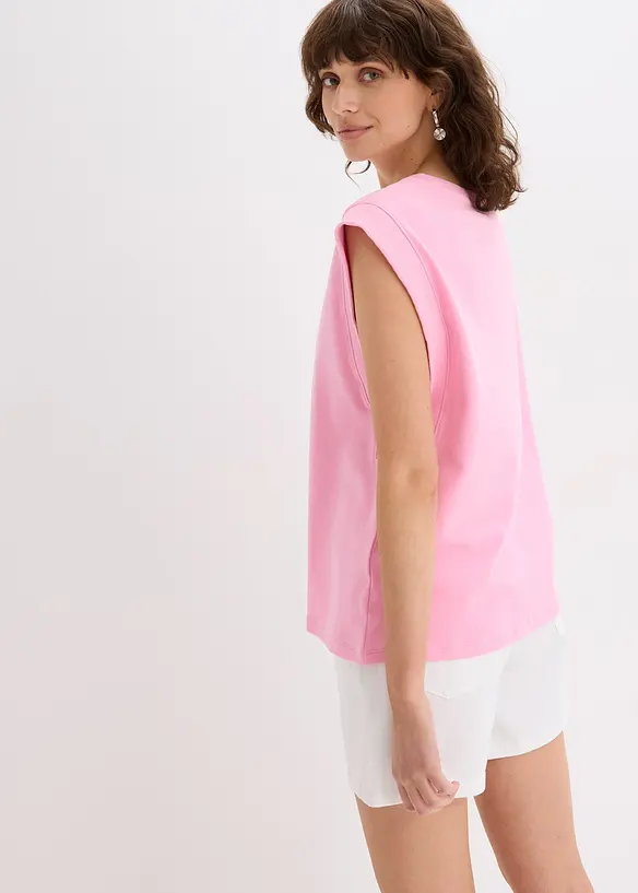 Top met ripstop inzetstuk, bonprix