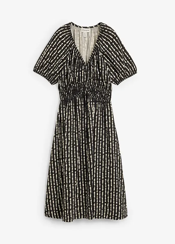 Midi jurk van zachte viscose, bonprix