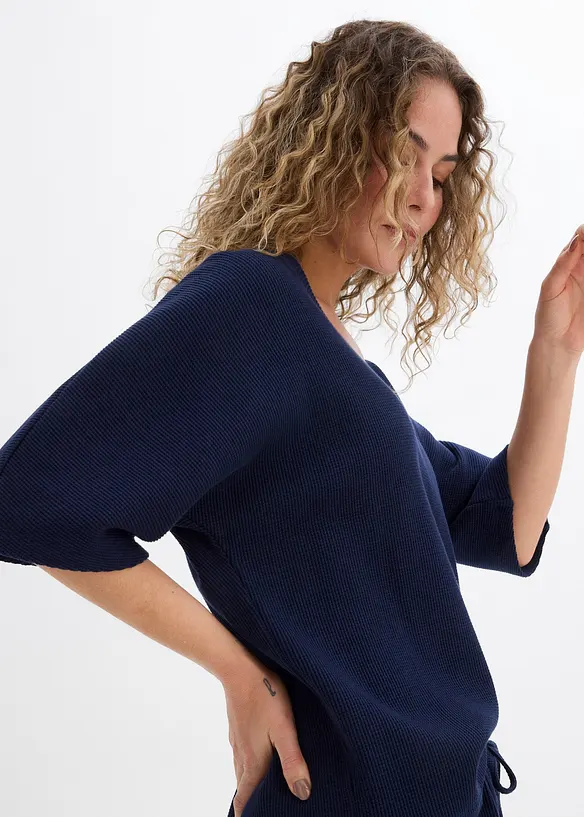Gestructureerd shirt van katoen, bonprix