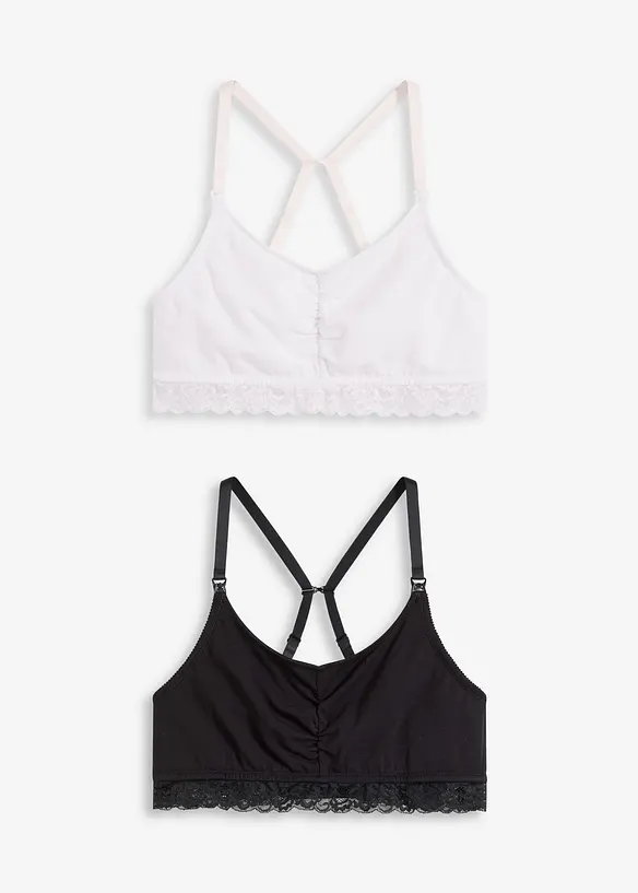 Voedingsbh zonder beugels (set van 2), bonprix