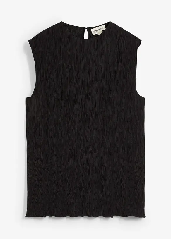 Top van gestructureerde crinkle, bonprix