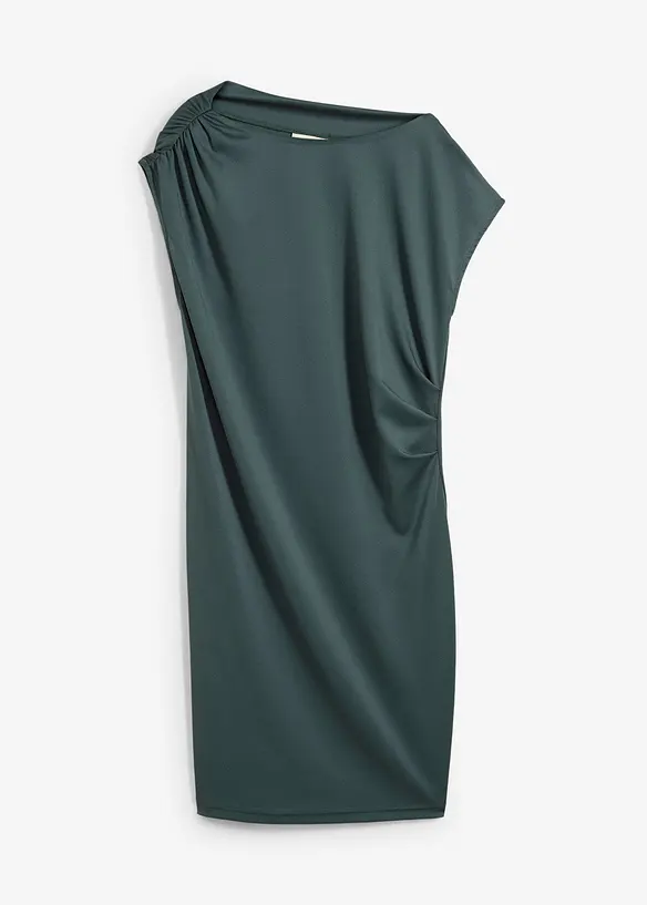 Mini jurk van gestructureerde crêpe, bonprix