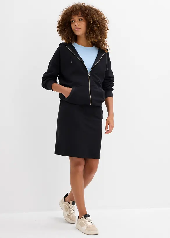 Sweatrok met zakken, bonprix