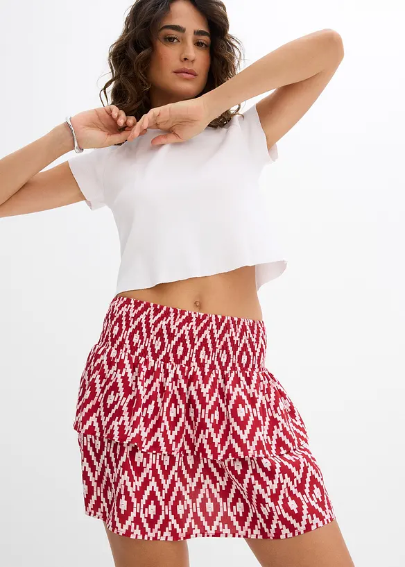 Minirok van soepele viscose, bonprix