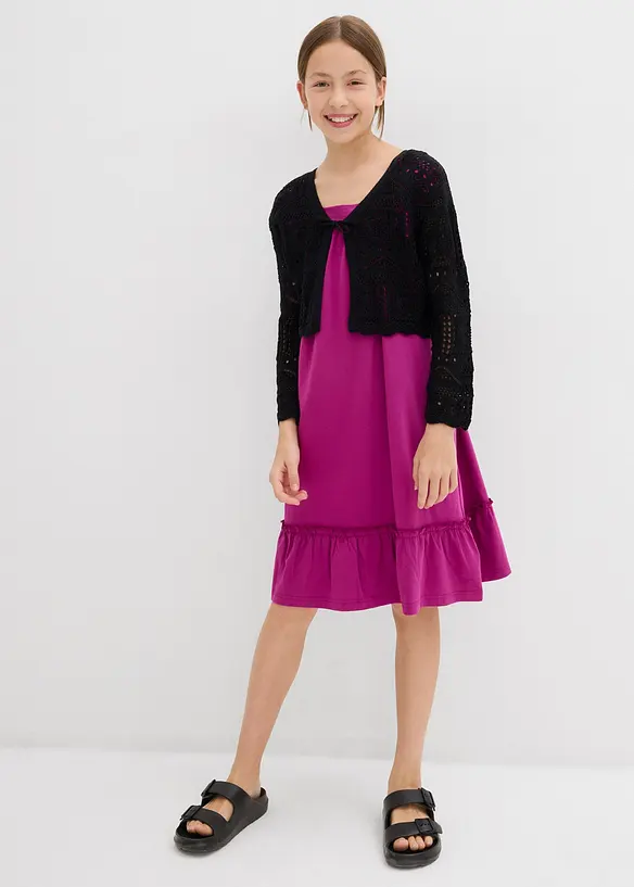 Jersey jurk in een elastische katoenmix, bonprix