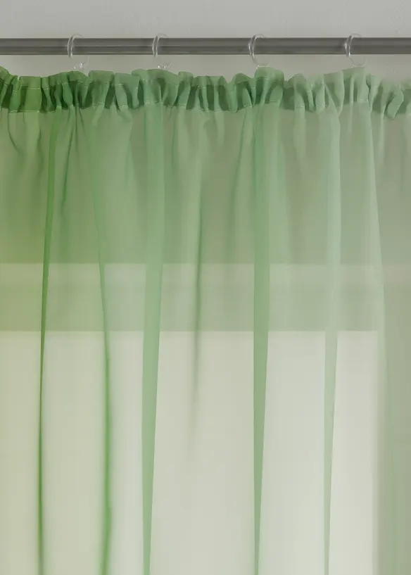 Gordijn van lichte voile, ook verkrijgbaar in extra lang (2 stuks), bonprix