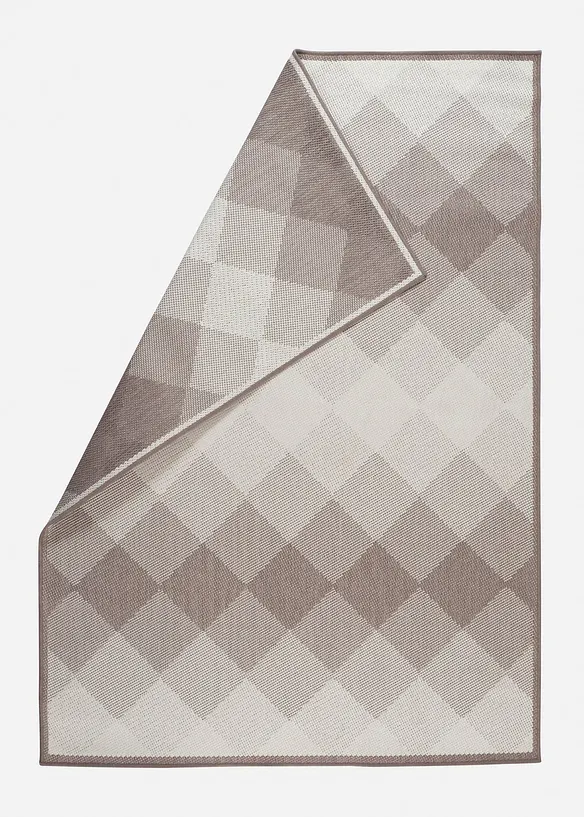 Dubbelzijdig binnen- en buitenkleed met grafisch patroon, bonprix