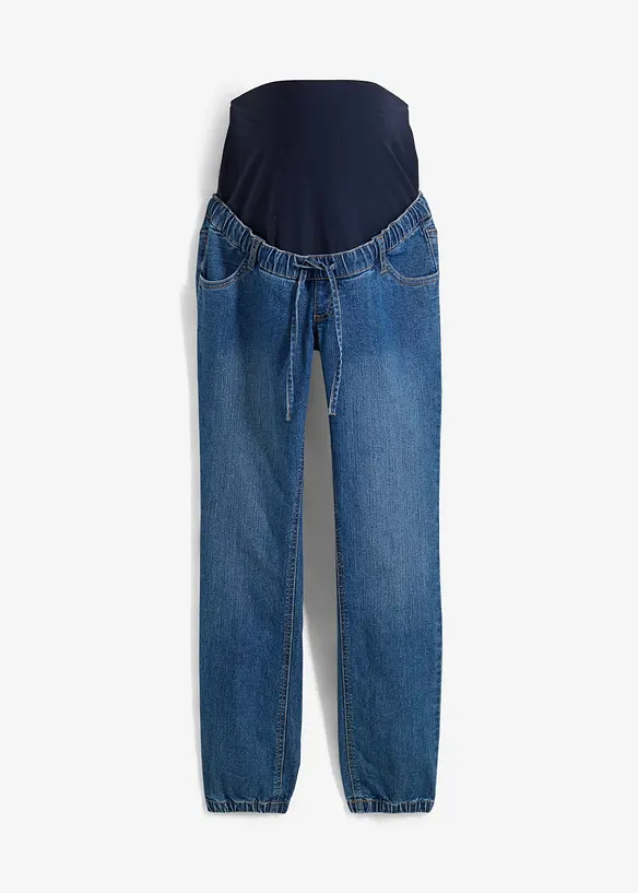 Zwangerschaps jogging jeans van biologisch katoen, bonprix