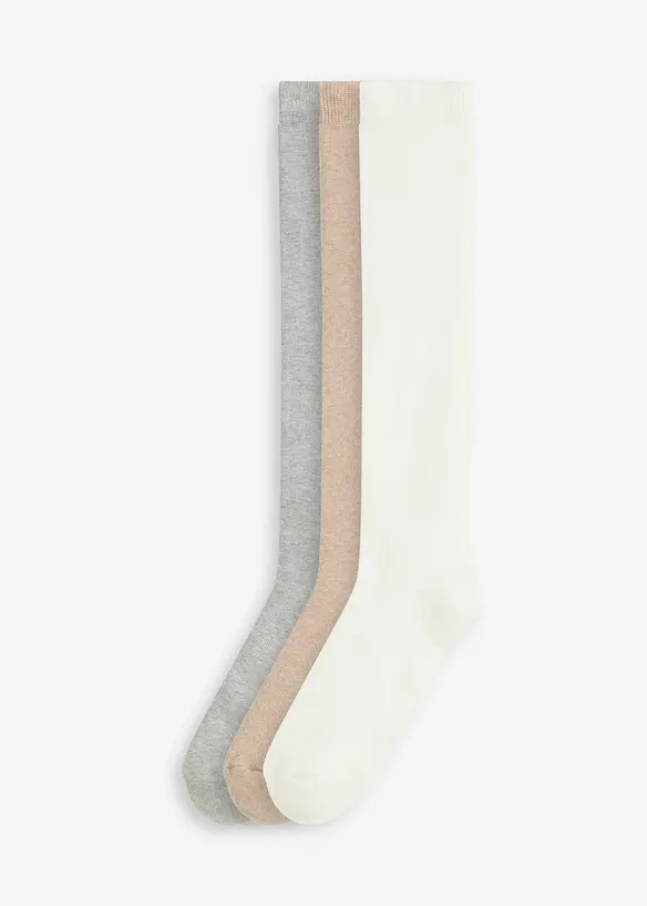 Thermo kniekousen met zacht frotté binnenin (3 paar), bonprix