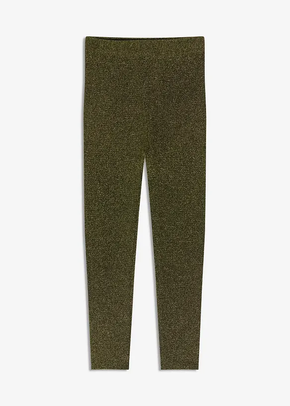 Thermo legging van glittergaren, bonprix