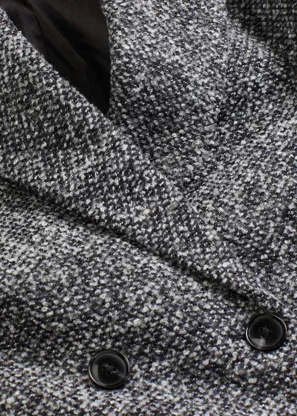 Korte jas in wollen look, bonprix