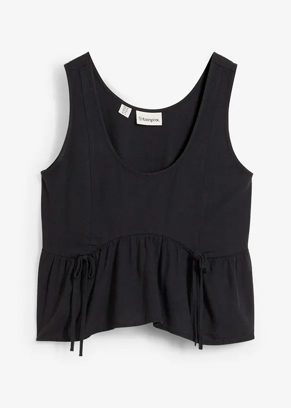Blouse in een luchtige linnenmix, bonprix