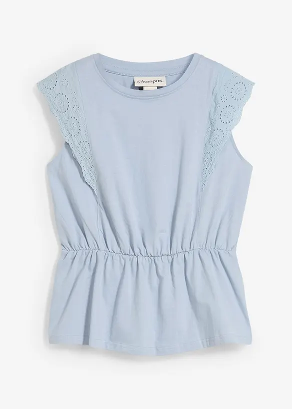 Shirt met broderie anglaise, bonprix