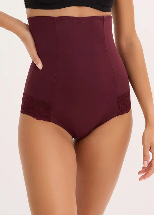 Sterk corrigerende hipster met kant, high waist, bonprix
