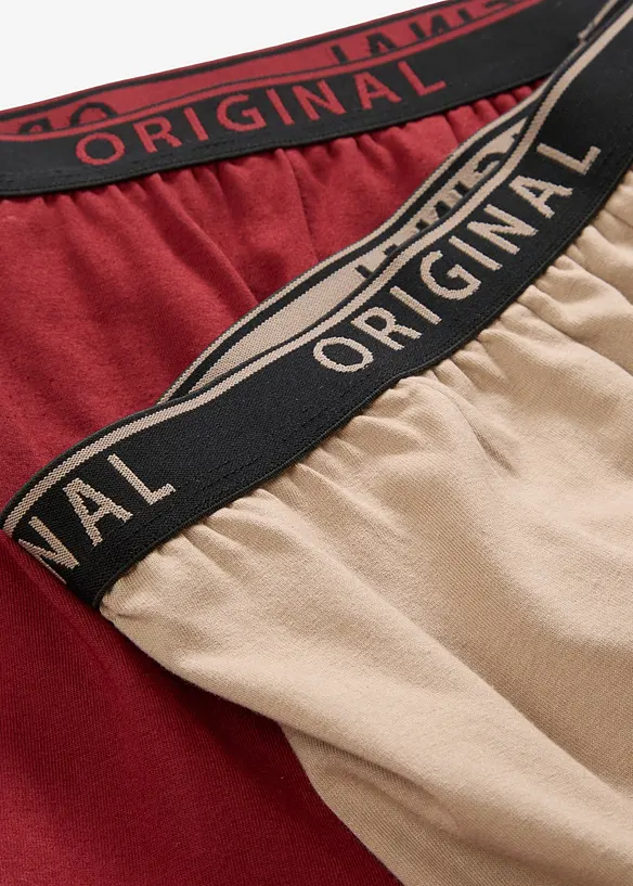 Lange boxer met katoen (set van 2), bonprix