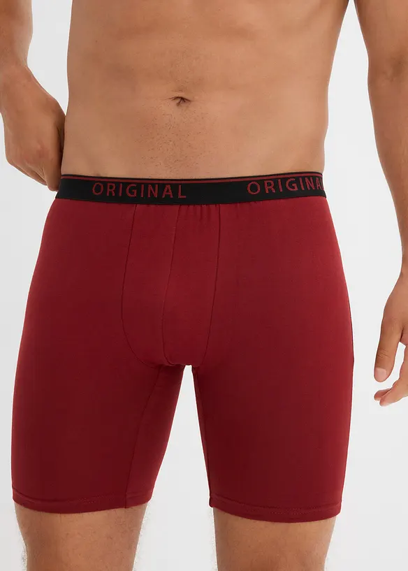 Lange boxer met katoen (set van 2), bonprix