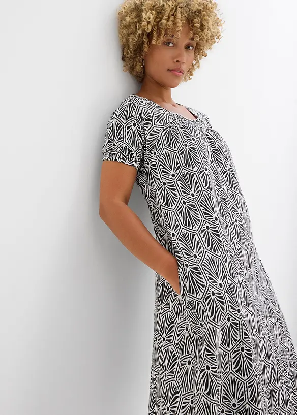 Jersey jurk van biologisch katoen, bonprix