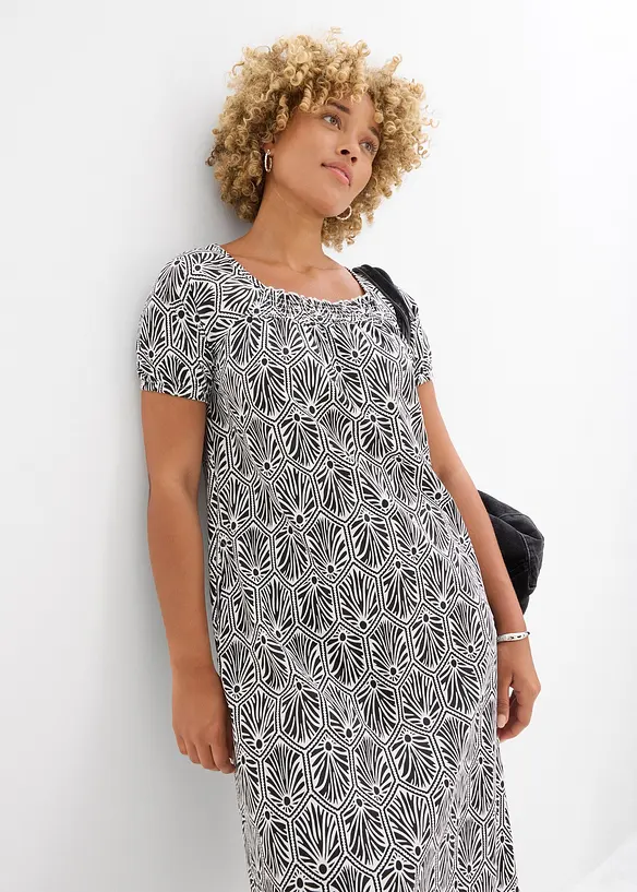 Jersey jurk van biologisch katoen, bonprix