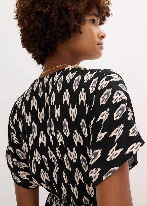 Maxi jurk van soepele viscose, bonprix