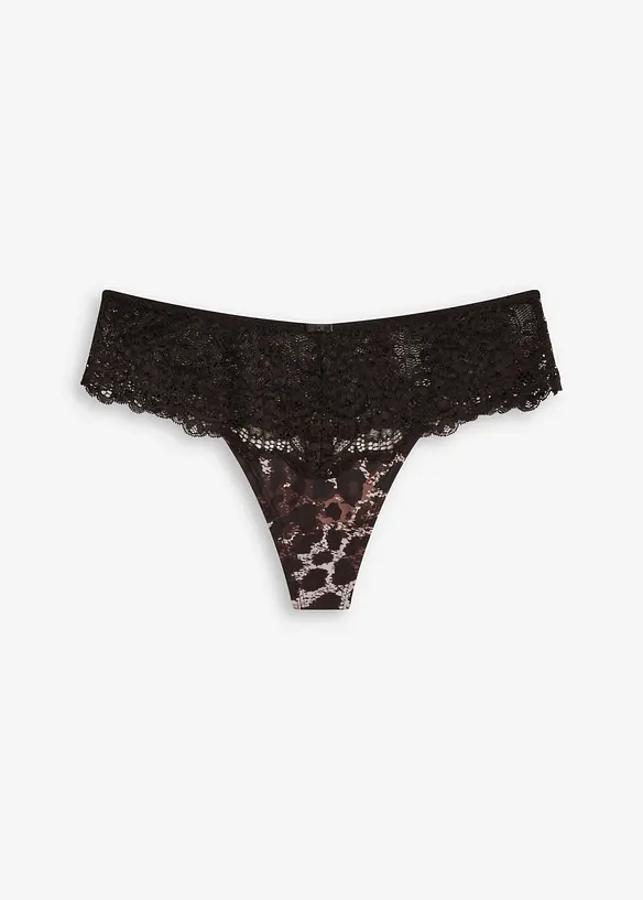 String hipster van fijne kant, bonprix