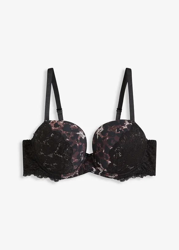 Push up bh met sierlijk kant, bonprix