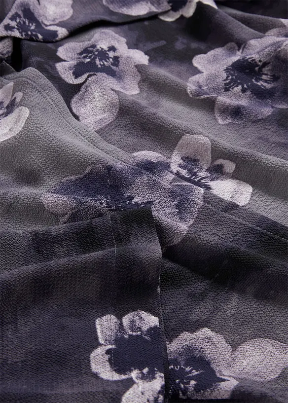 Blouse van gestructureerde crêpe, bonprix