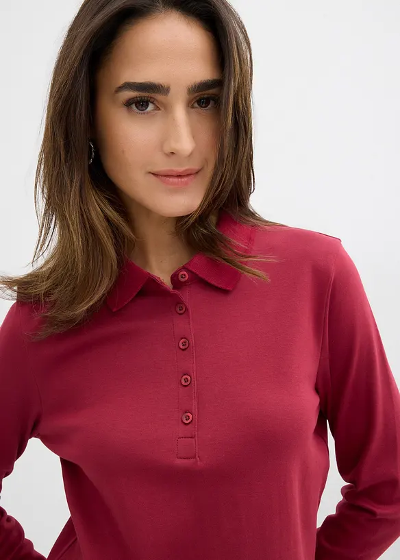 Poloshirt van zwaar biologisch katoen, bonprix