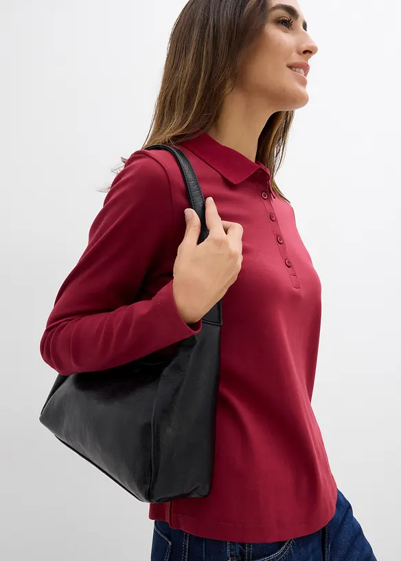 Poloshirt van zwaar biologisch katoen, bonprix