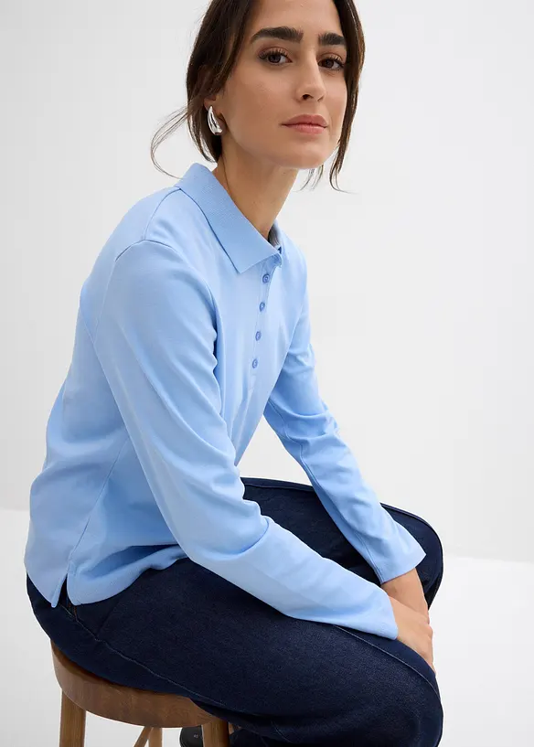 Poloshirt van zwaar biologisch katoen, bonprix