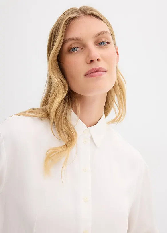 Overhemdblouse van zachte viscose, bonprix