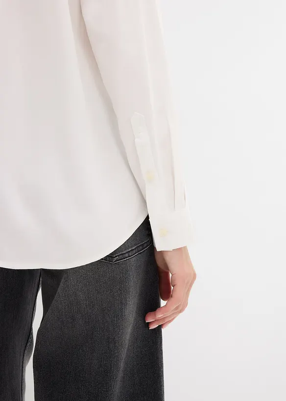 Overhemdblouse van zachte viscose, bonprix