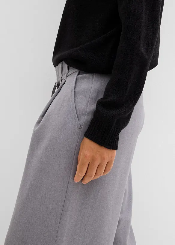 Bandplooibroek met ceintuur, bonprix