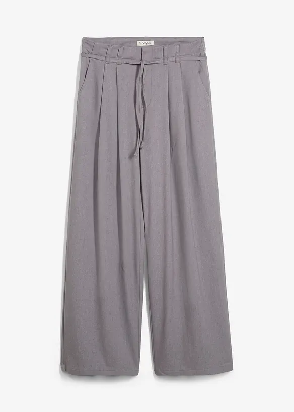 Bandplooibroek met ceintuur, bonprix