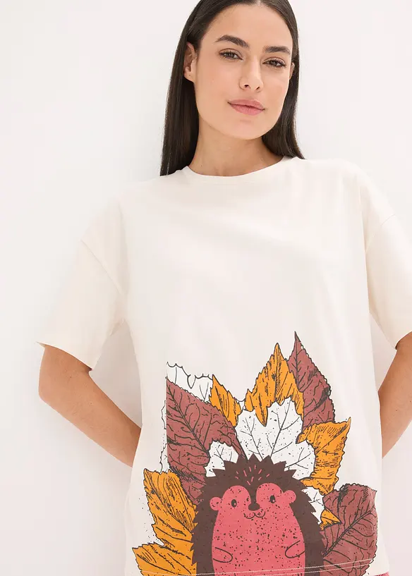 Capri pyjama van biologisch katoen, bonprix