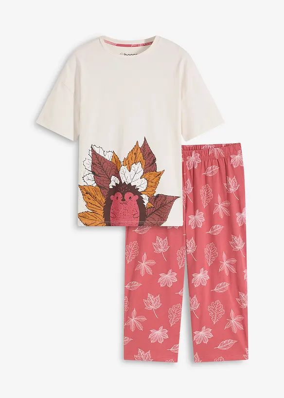 Capri pyjama van biologisch katoen, bonprix