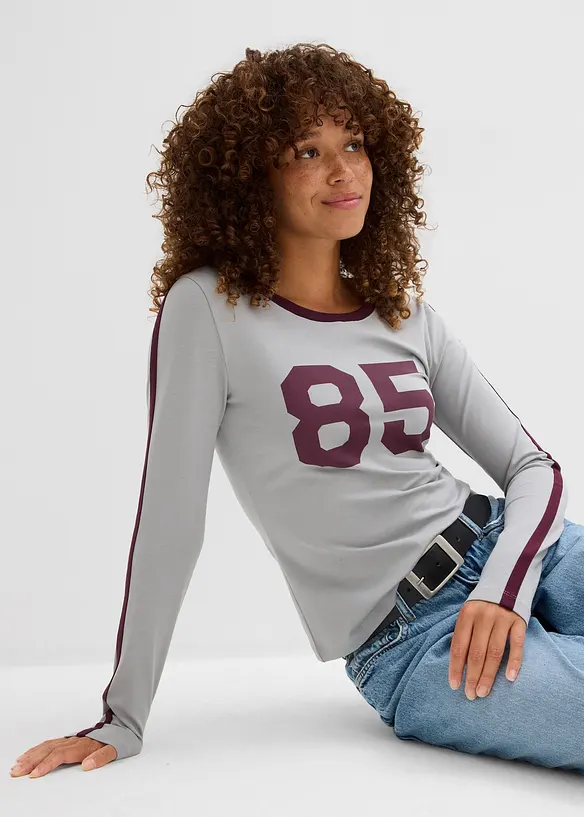 Longsleeve van lichte jersey, bonprix