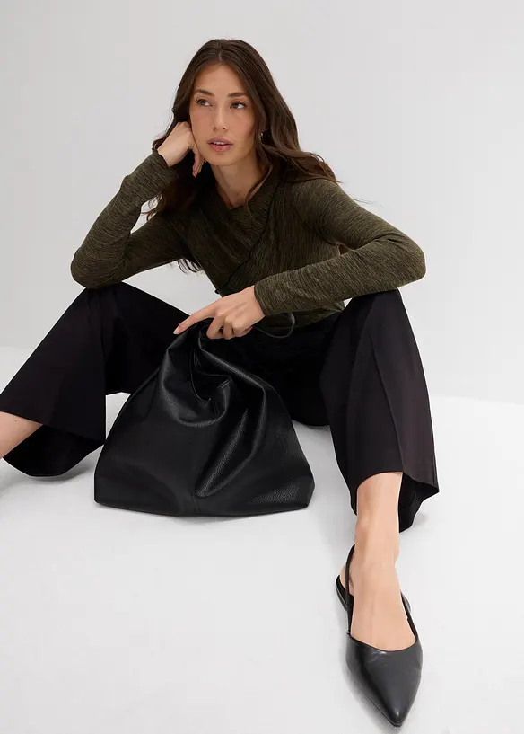 Longsleeve in een zachte viscosemix, bonprix