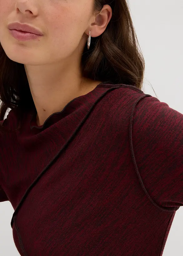 Longsleeve in een zachte viscosemix, bonprix