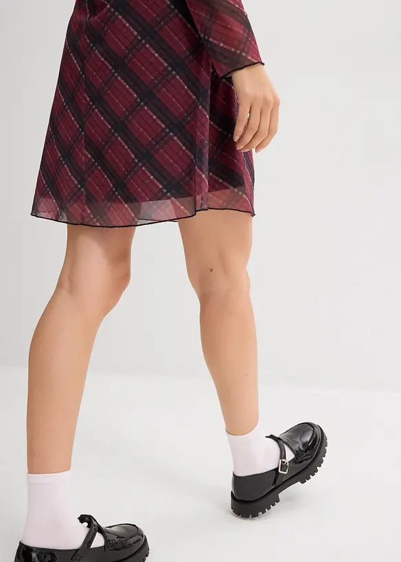 Mini jurk van fijn mesh, bonprix