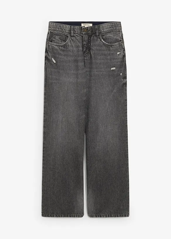 Baggy jeans, mid waist, bonprix