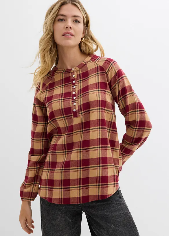 Tuniek van flanel, bonprix