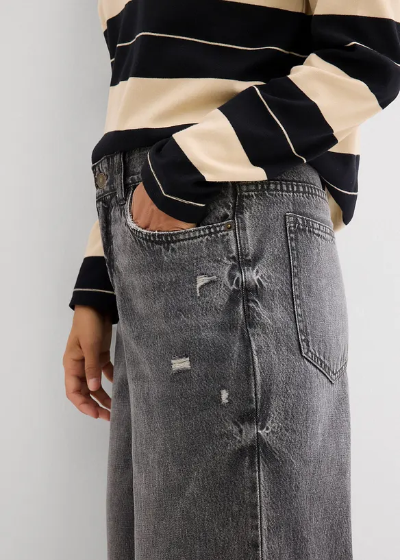 Baggy jeans, mid waist, bonprix