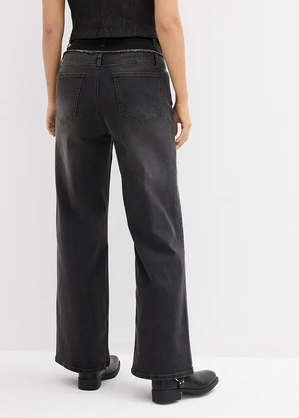 Straight jeans high waist, bonprix